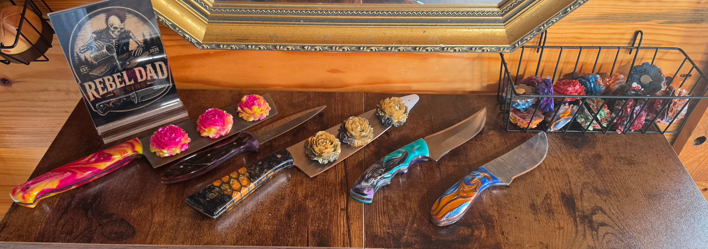Rebel Dad Resin Knives